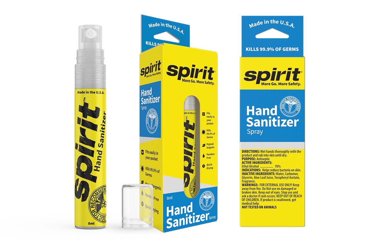 Spirit Airlines Hand Sanitizer Spray