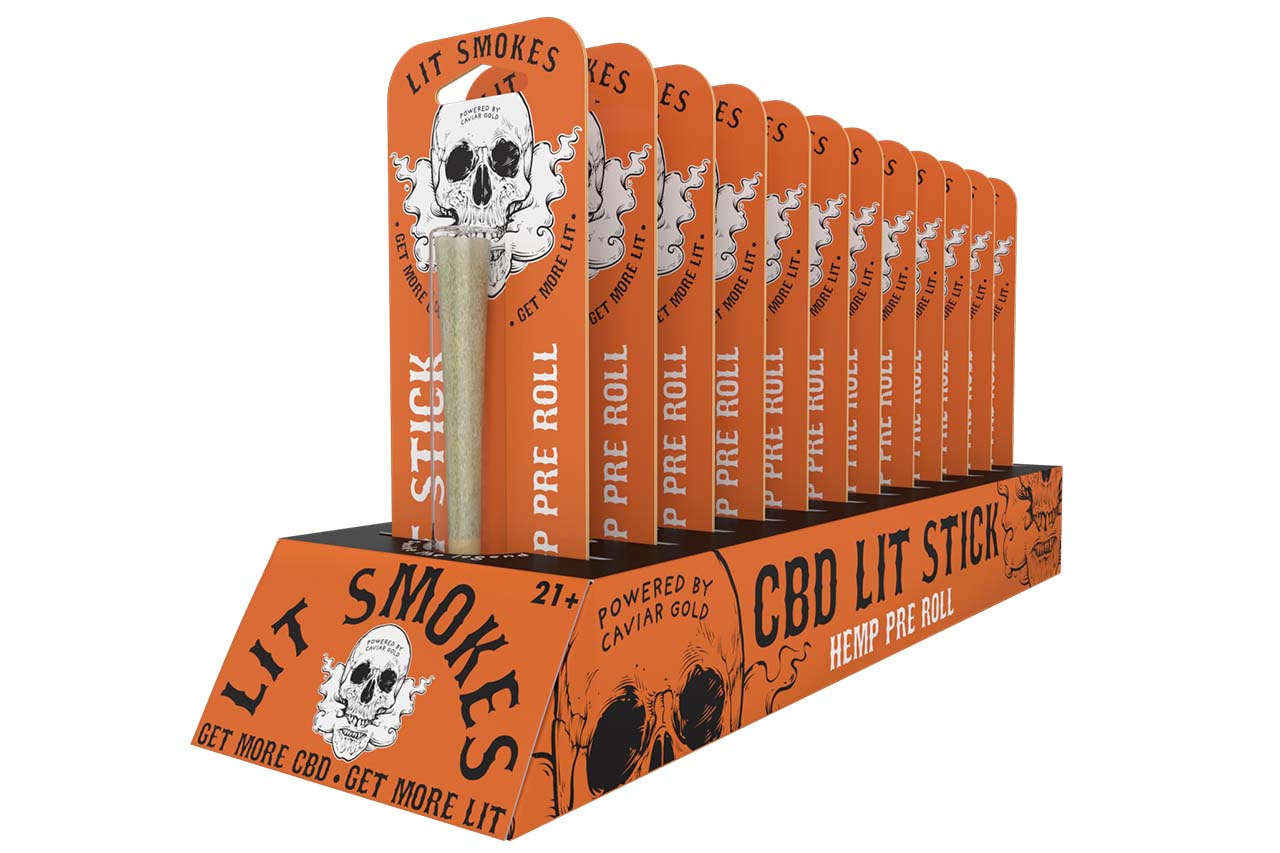 Lit Smokes CBD Brand & Packaging