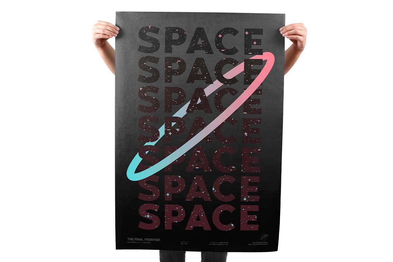Space, The Final Frontier Poster
